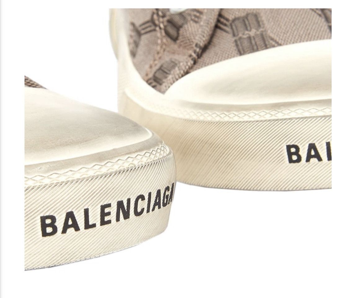 Balenciaga Balenciaga Monogram Canvas Paris Low Size US 13 / EU 46 - 6 Thumbnail