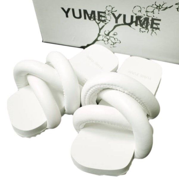 Other Other YUME YUME TYRE SLIDE BIO LEATHER Sandals Leather Shoes TS0012 DUTY FREE for USA Size ONE SIZE - 1 Thumbnail
