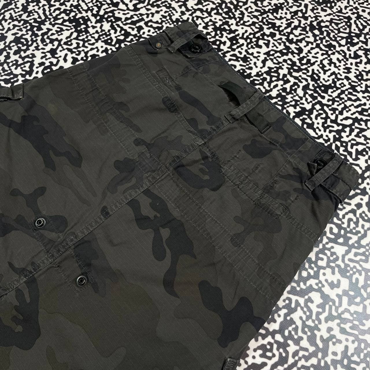 G-Star Vintage Y2K G STAR Camo Cargo Maxi Skirt Japanese Style Size 26" / US 2 / IT 38 - 11 Thumbnail