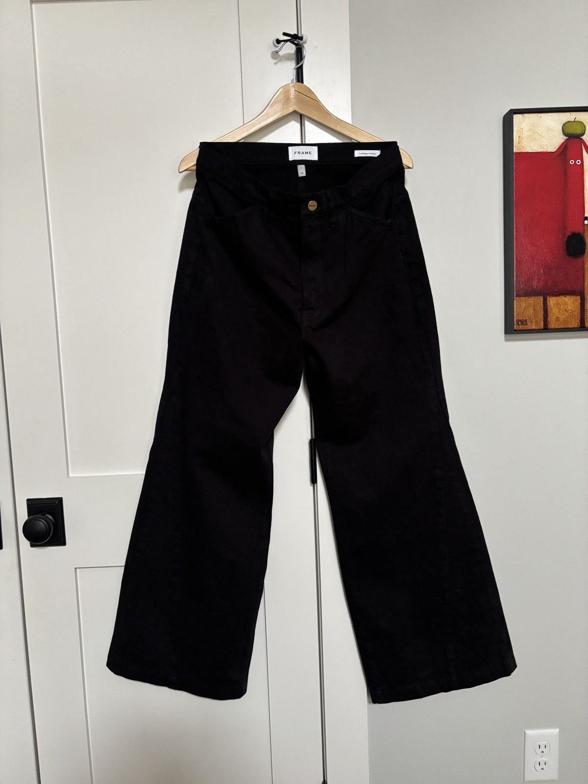 Frame frame le palazzo baggy black Size 28" / US 6 / IT 42 - 2 Thumbnail