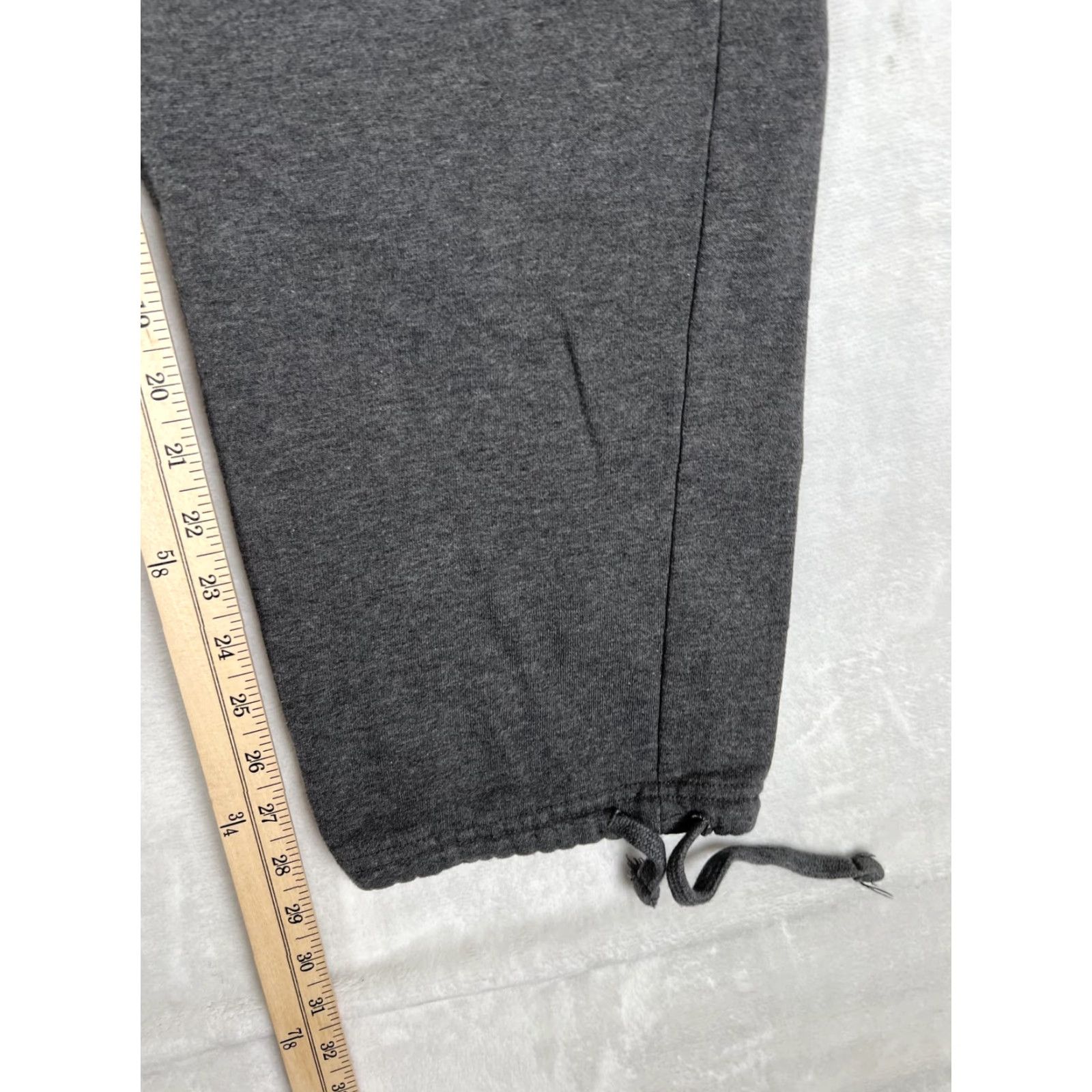 Ecko Unltd. VINTAGE Ecko Unltd Sweatpants Mens XL Fleece Jogger Pants Gray Cuff Relaxed Fit Elastic Waist Pockets Drawstring 28 In Inseam Size US 36 / EU 52 - 4 Thumbnail