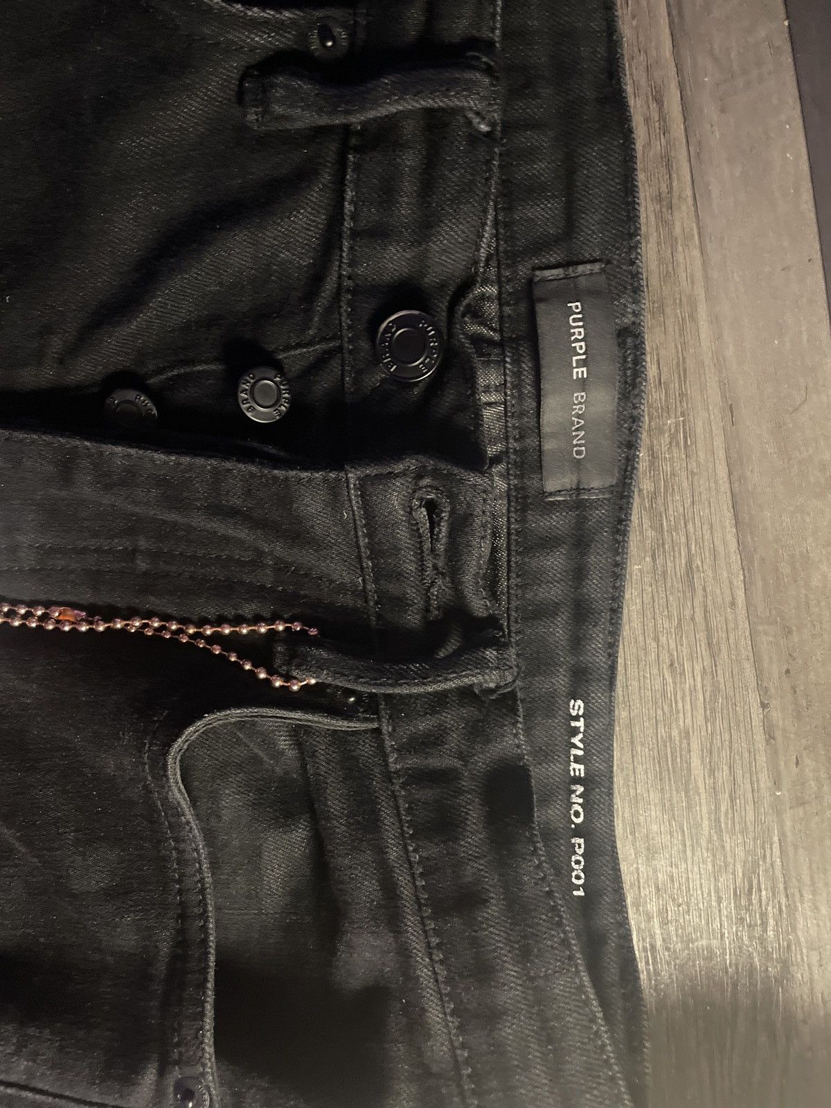 Purple Brand Black Resin Purple Jeans Size US 28 / EU 44 - 5 Thumbnail