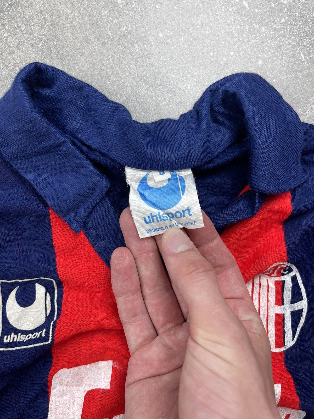 Vintage Vintage Bologna FC Uhlsport Football Jersey Shirt Segafredo Size US S / EU 44-46 / 1 - 10 Thumbnail