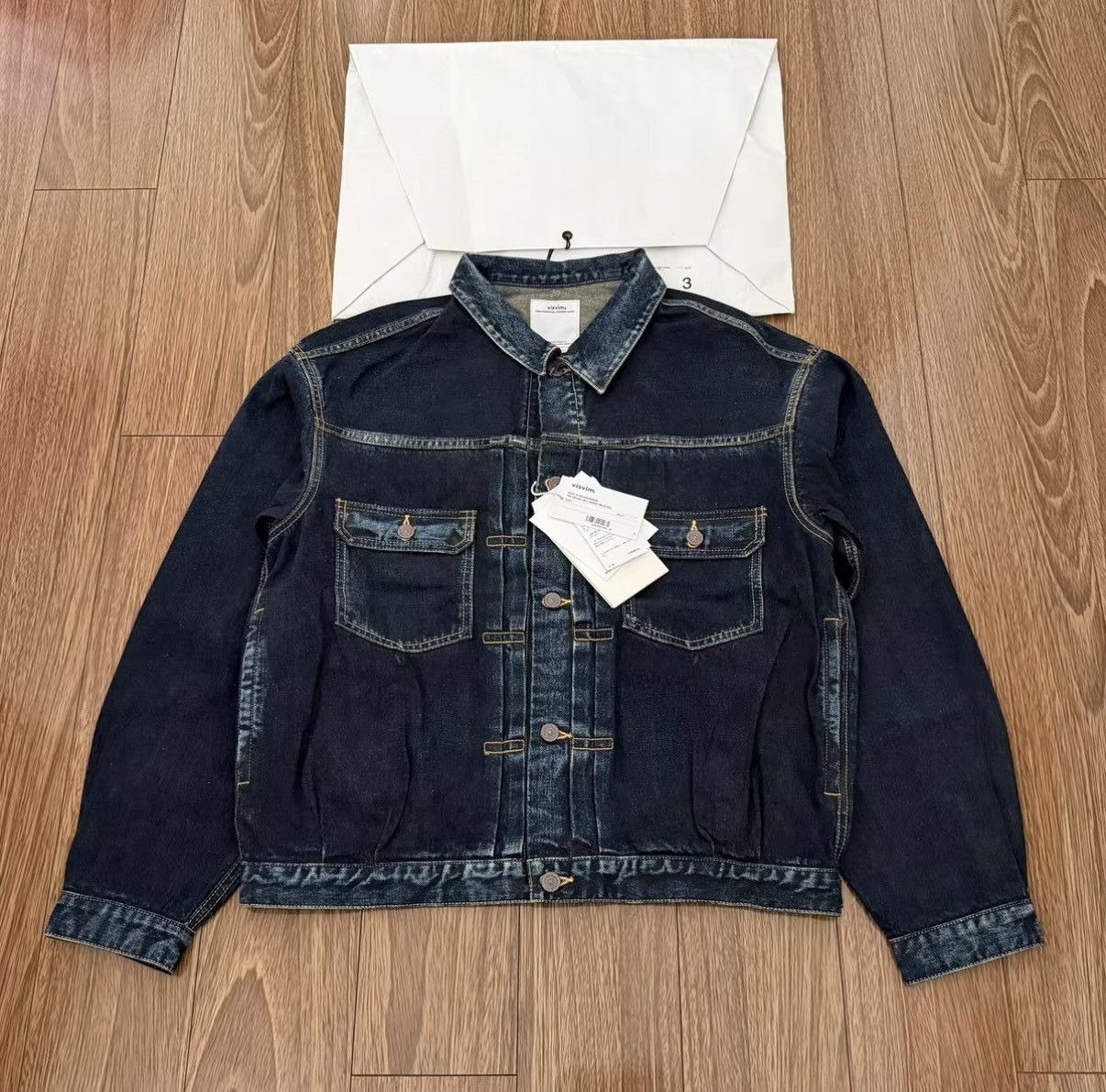 Visvim VISVIM SS 101XX JKT DMGD MUD OD Mud-dyed washed denim jacket Size US L / EU 52-54 / 3 - 1 Thumbnail