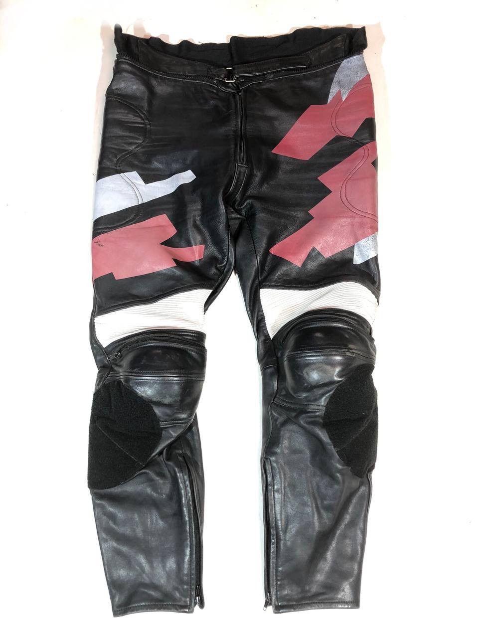 Vintage Avangarde Moto Racing Leather Pants Vintage Size US 35 - 1 Thumbnail
