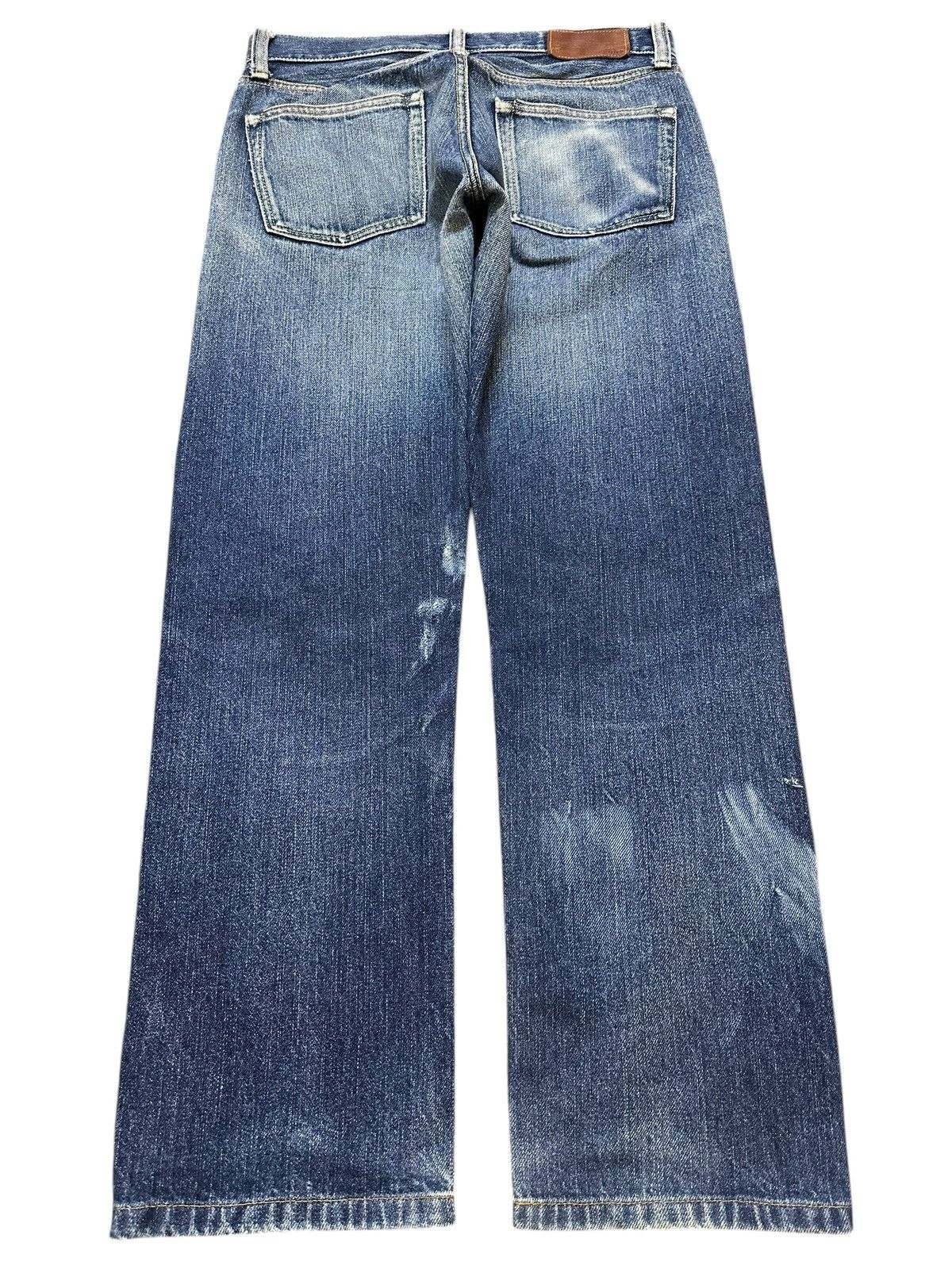 Uniqlo Vintage Japanese Uniqlo S002 Selvedge Blue Wash Loose Jeans Size US 31 - 2 Thumbnail