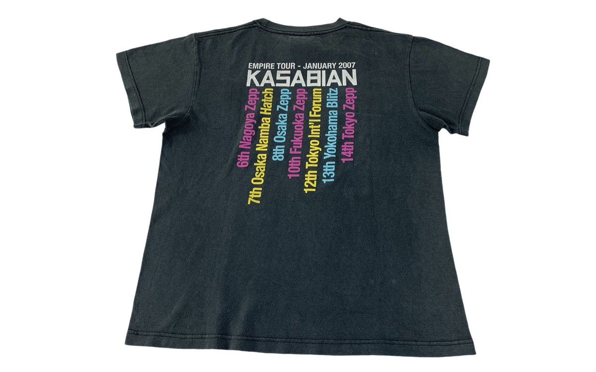 Band Tees × Rock Revival × Vintage Y2k Kasabian English Rock Band Britpop Empire Japan Tour 07 Size US L / EU 52-54 / 3 - 2 Thumbnail