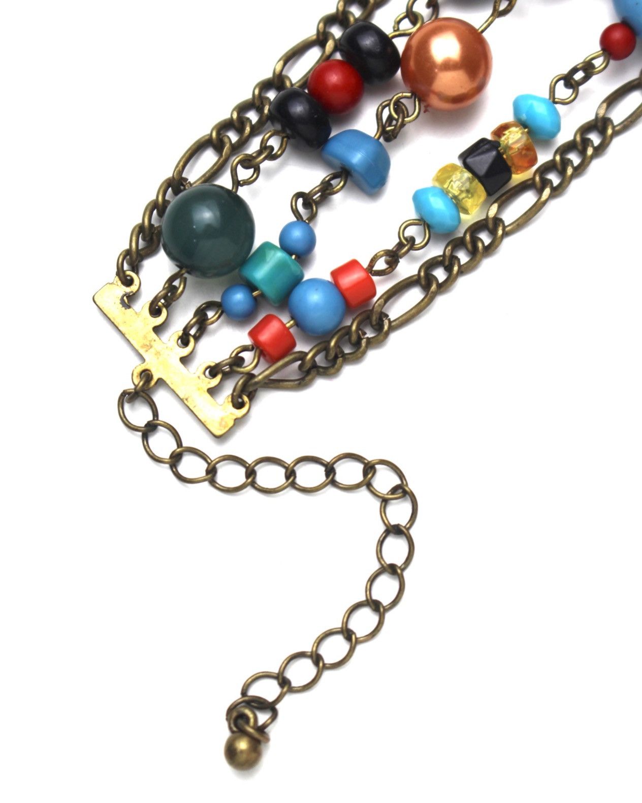 Vintage 2000S JAPANESE MADE ETHNIC CHAIN MULTI-LAYER BRACELET Size ONE SIZE - 3 Thumbnail