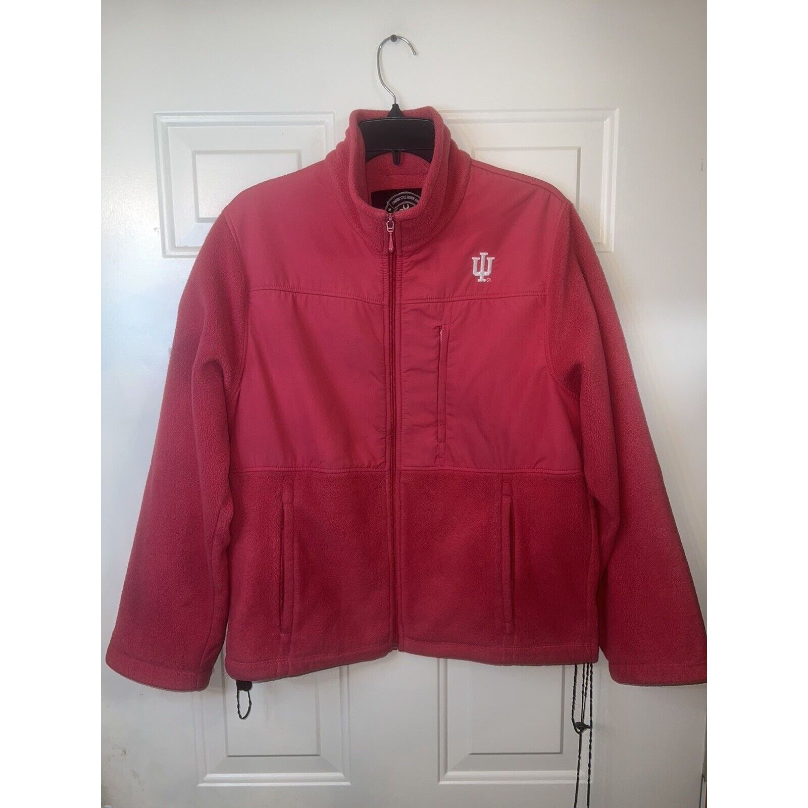 Columbia Indiana Hoosiers Women’s Fleece Jacket Full Zip Red Large Size US L / EU 52-54 / 3 - 1 Thumbnail