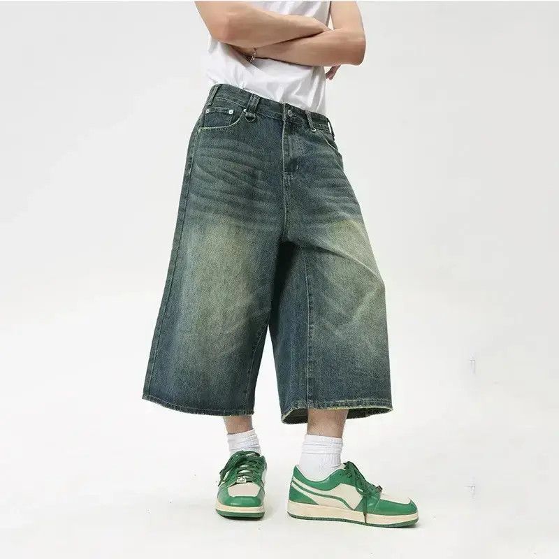 Japanese Brand Street Calf-Length Jeans Size US 32 / EU 48 - 6 Thumbnail