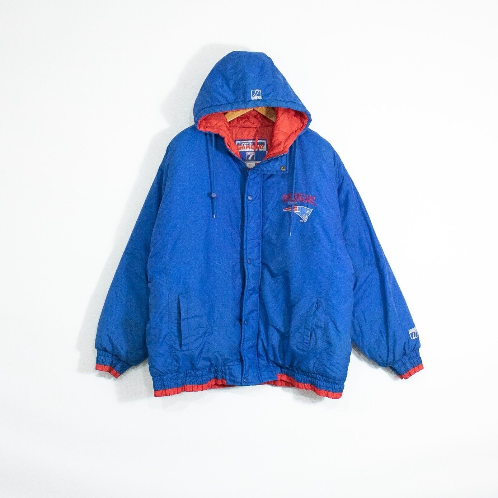 Logo 7 × Vintage Vintage New England Patriots Puffer Jacket Large - Logo 7 Size US XL / EU 56 / 4 - 4 Thumbnail