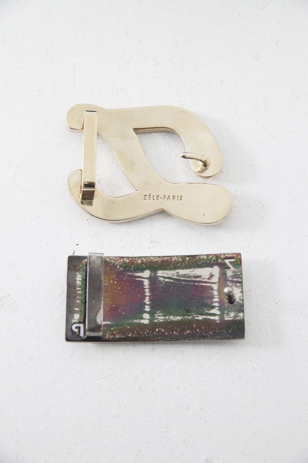 Other Zéle Paris crocodile belt w/ buckles Size 30 - 13 Thumbnail