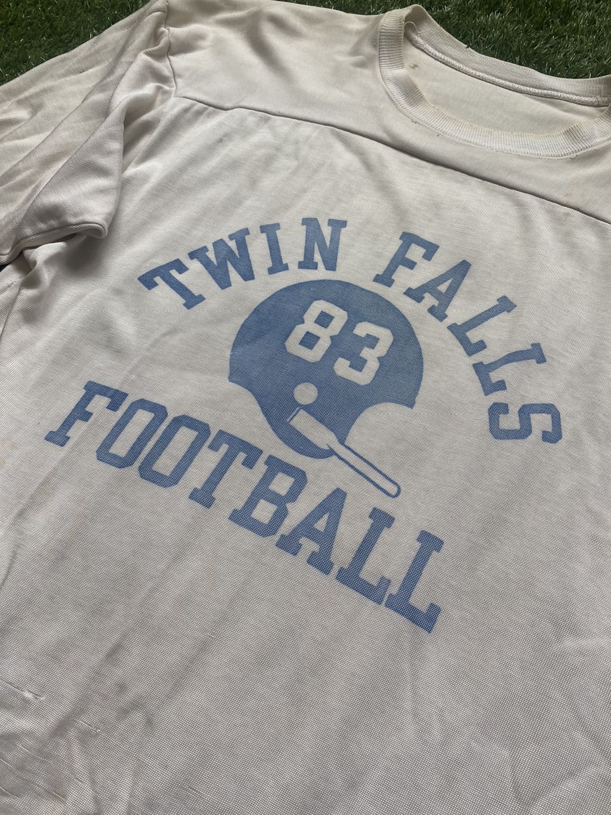 Vintage 1970s Twin Falls Football Practice Jersey XL Distressed Size US XL / EU 56 / 4 - 2 Thumbnail