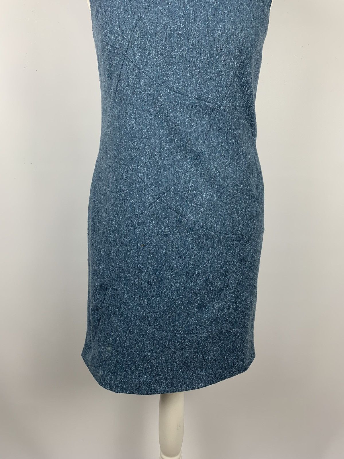 Escada Sport Escada Sport Midi Ladies Dress Top Zip Blue Size 36Silk Wool Size XS / US 0-2 / IT 36-38 - 3 Thumbnail