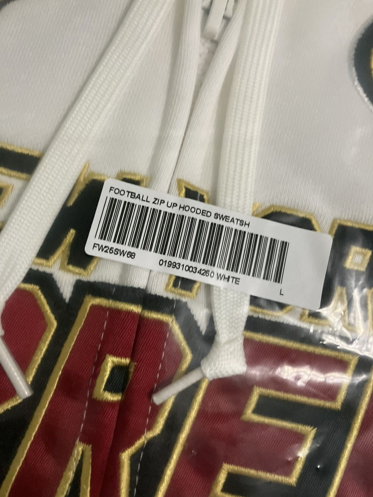 Supreme Supreme Football Zip Up Hooded Sweatshirt Size US L / EU 52-54 / 3 - 4 Thumbnail