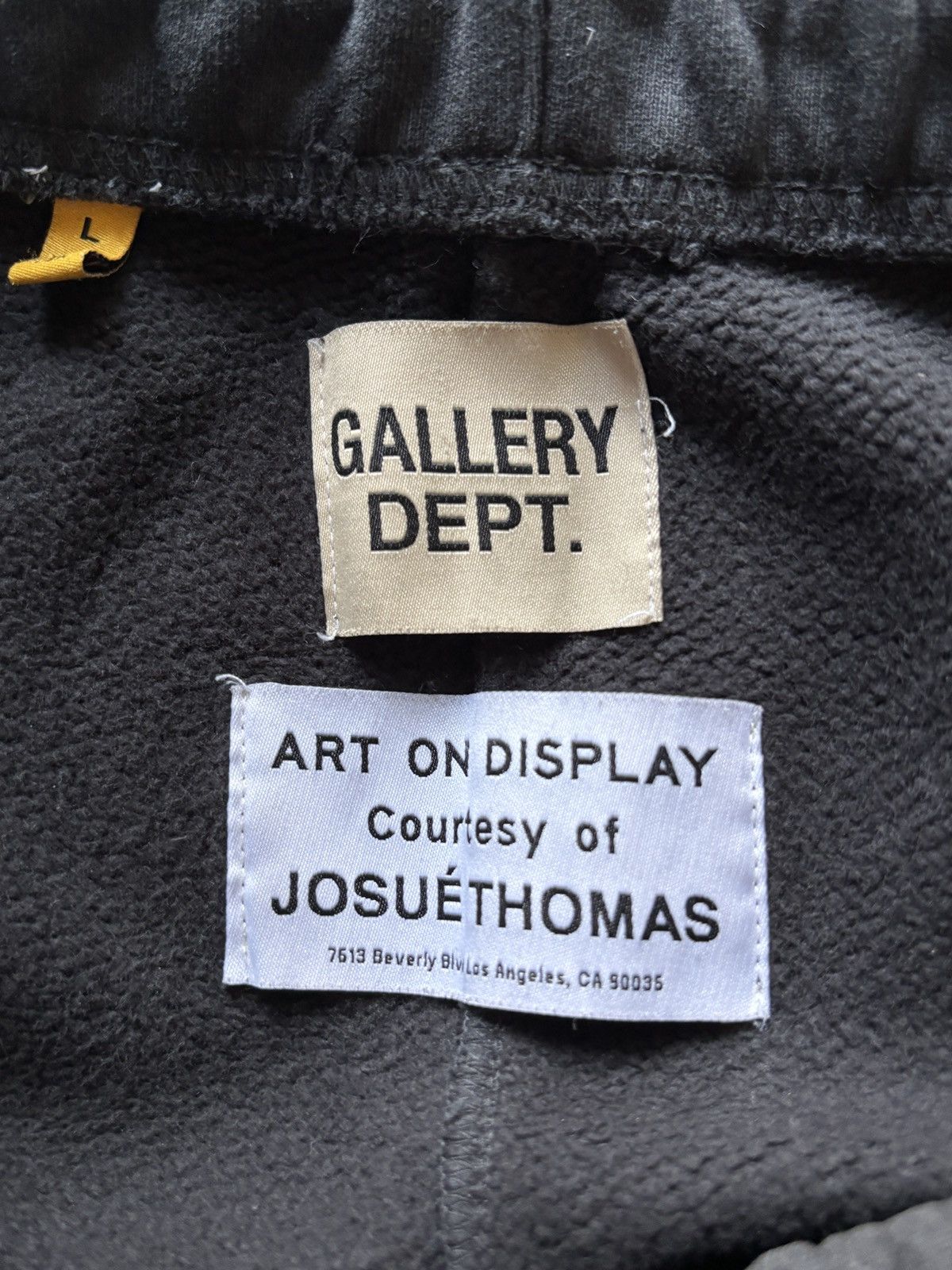 Gallery Dept. FADED BLACK - PAINTER LOGO FLARE SWEATPANTS Size US 34 / EU 50 - 9 Thumbnail