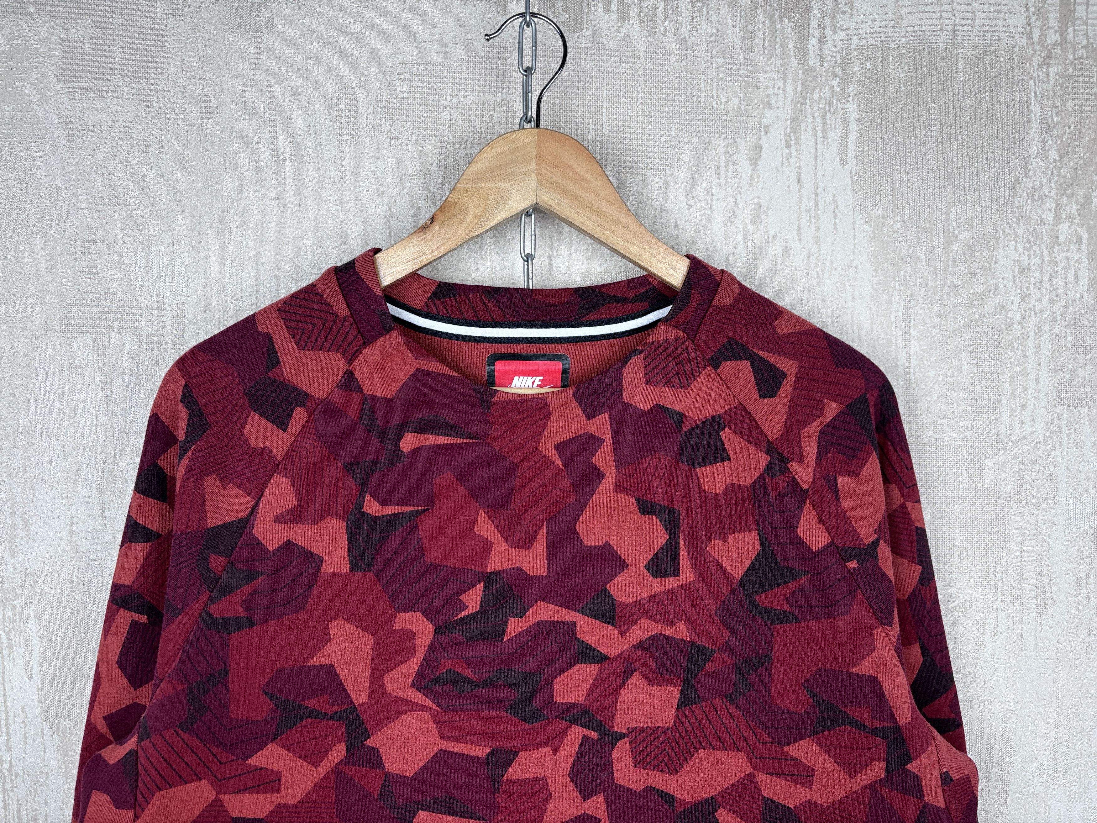 Nike Nike Tech Fleece Camo Camouflage Crew Sweatshirt Size US M / EU 48-50 / 2 - 5 Thumbnail
