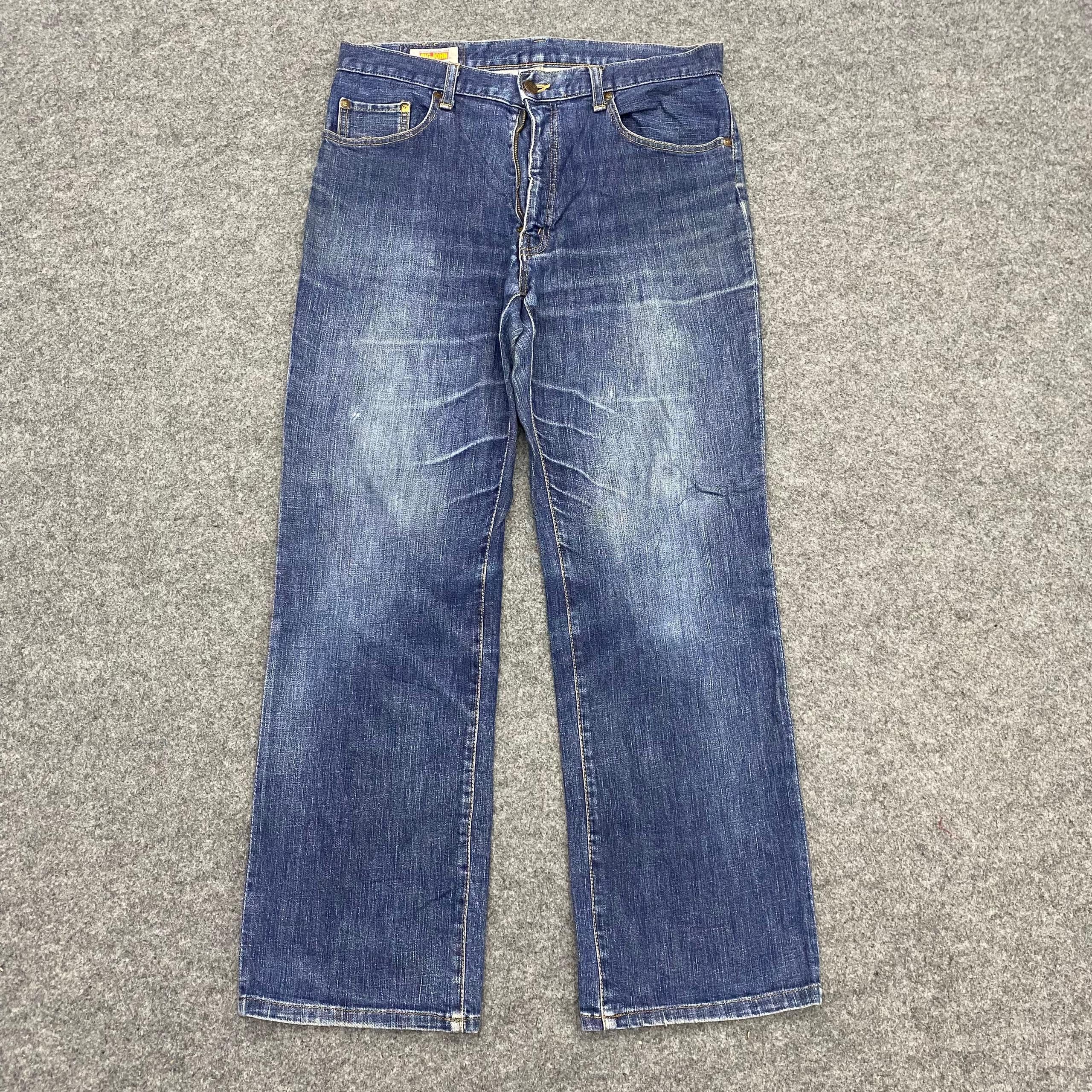 Big John 💥Best Offer💥Vintage Big John Distressed Denim Size US 33 - 1 Thumbnail