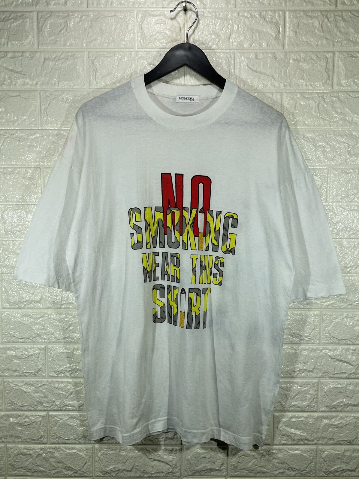 Vintage No Smoking Near This Shirt Tee