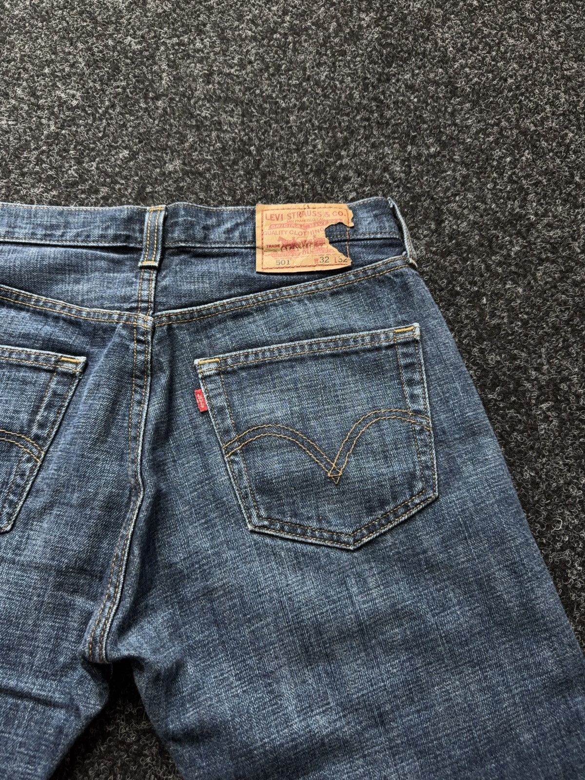 Levi's 00s Vintage Levi's 501 Western USA Straight Button Jeans Size US 32 / EU 48 - 12 Thumbnail