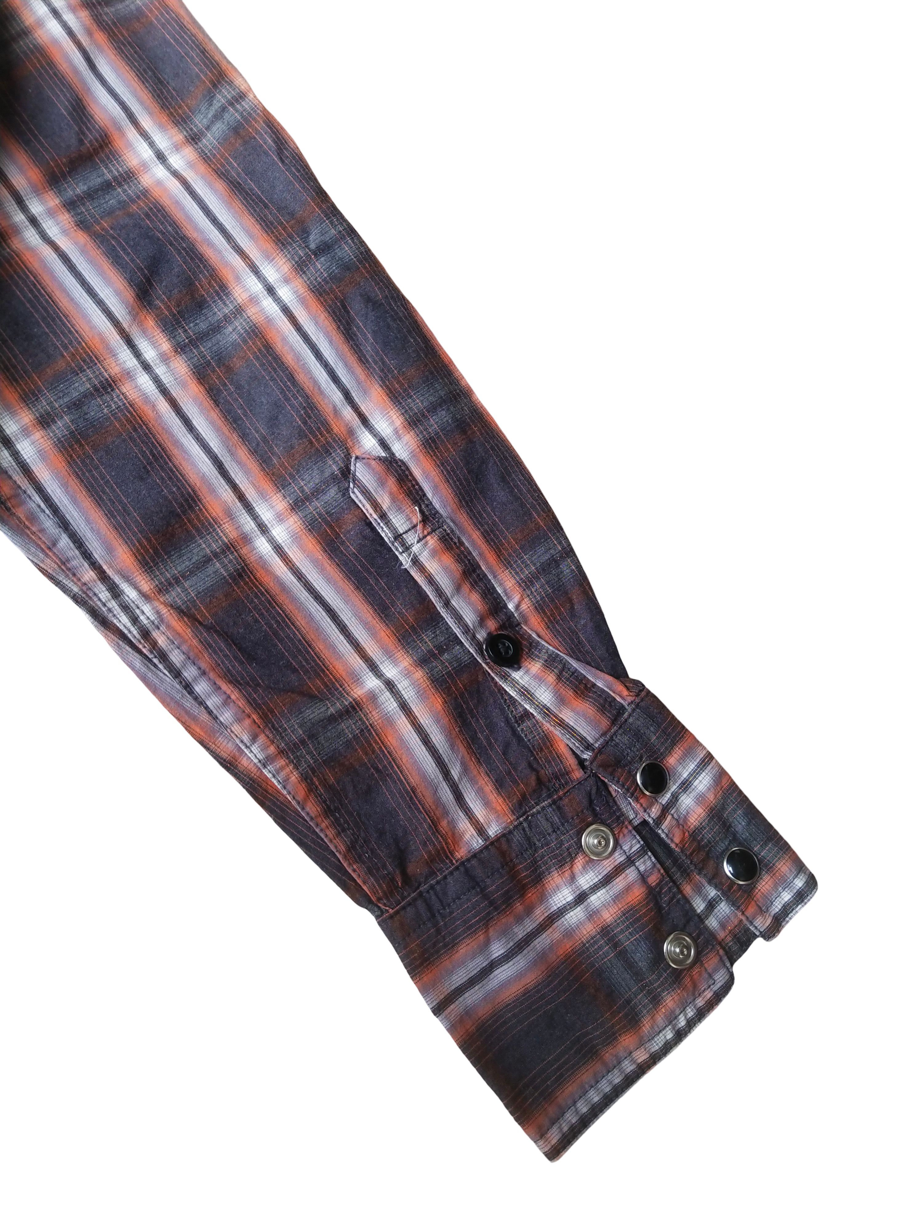 semanticdesign 2000s Semanticdesign Tribal Embroidery Western Plaid Shirt Size US M / EU 48-50 / 2 - 6 Thumbnail