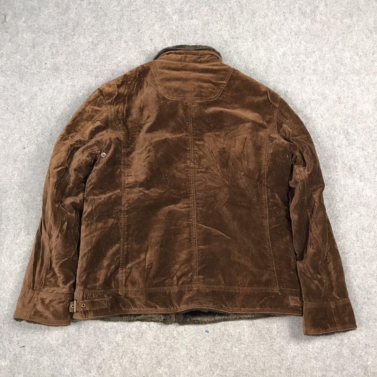If Six Was Nine × Kansai Yamamoto KANSAI JEANS VELVET SHERPA ZIPPER JACKET Size US M / EU 48-50 / 2 - 6 Thumbnail