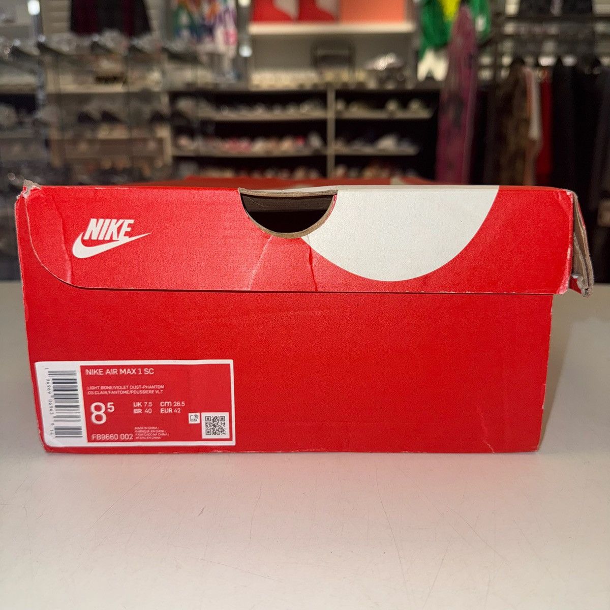 Nike Size 8.5 - Nike Air Max 1 SC Light Bone Violet Dust Size US 8.5 / EU 41-42 - 7 Thumbnail