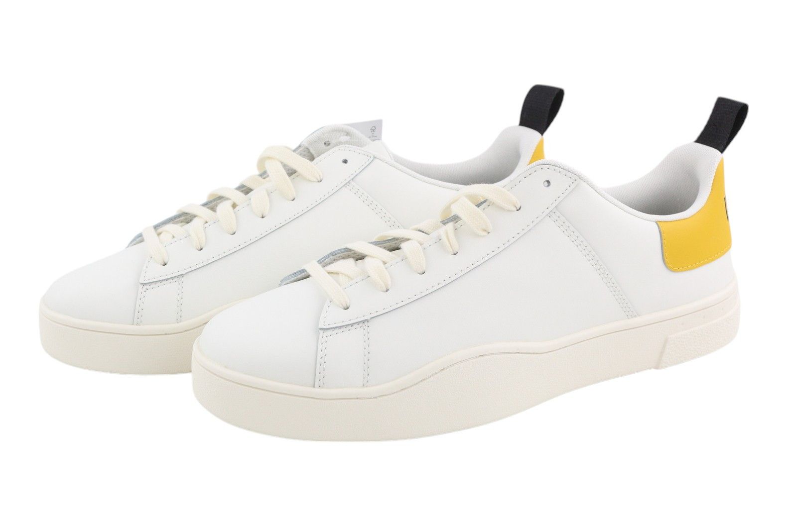 Diesel S-CLEVER LOW LACE EU45 Light Cow Leather Almond Toe 40830 Size US 12 / EU 45 - 4 Thumbnail
