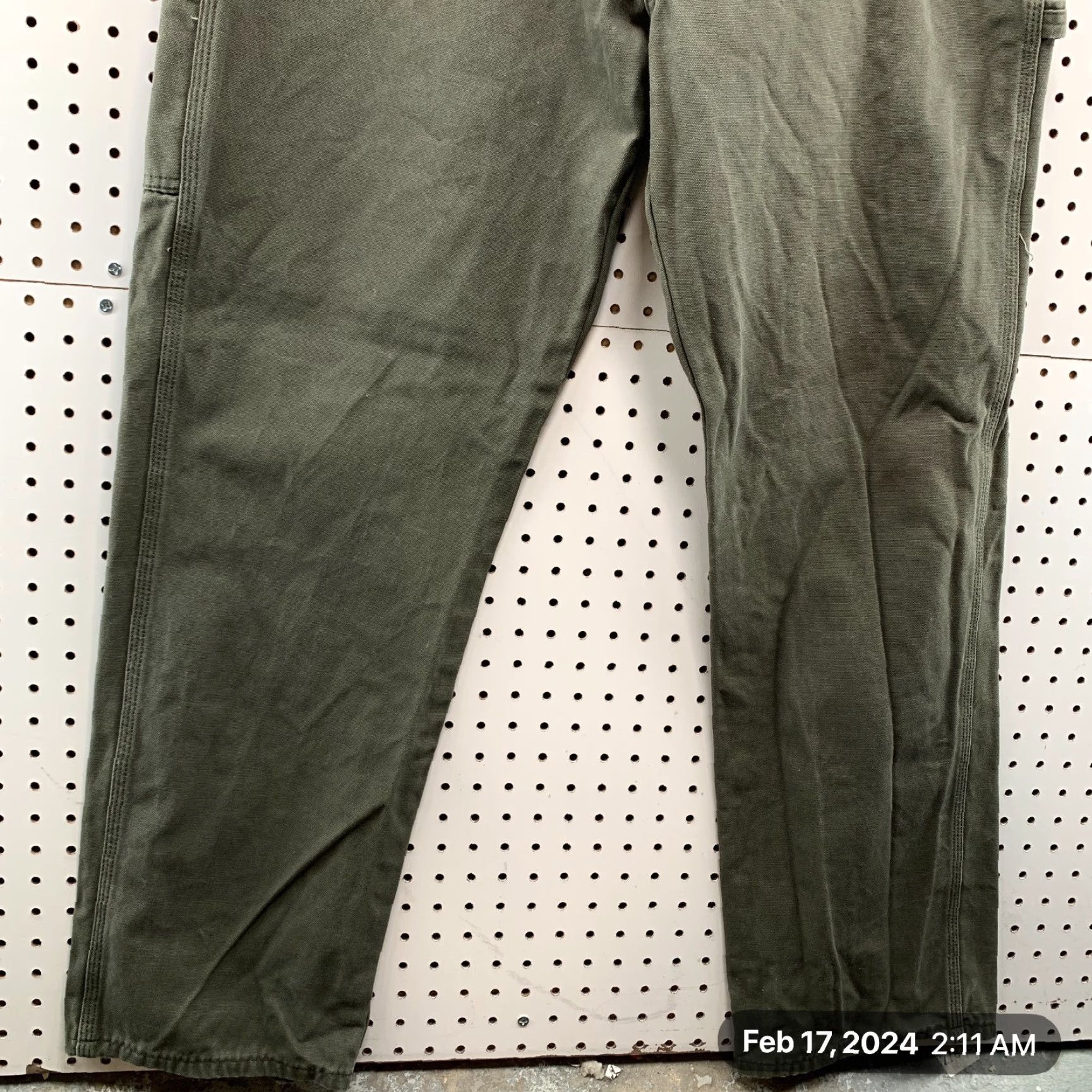 Dickies VINTAGE Dickies Carpenter Canvas Pants Mens FITS Size 38x32.5 Olive Green Size US 38 / EU 54 - 6 Thumbnail