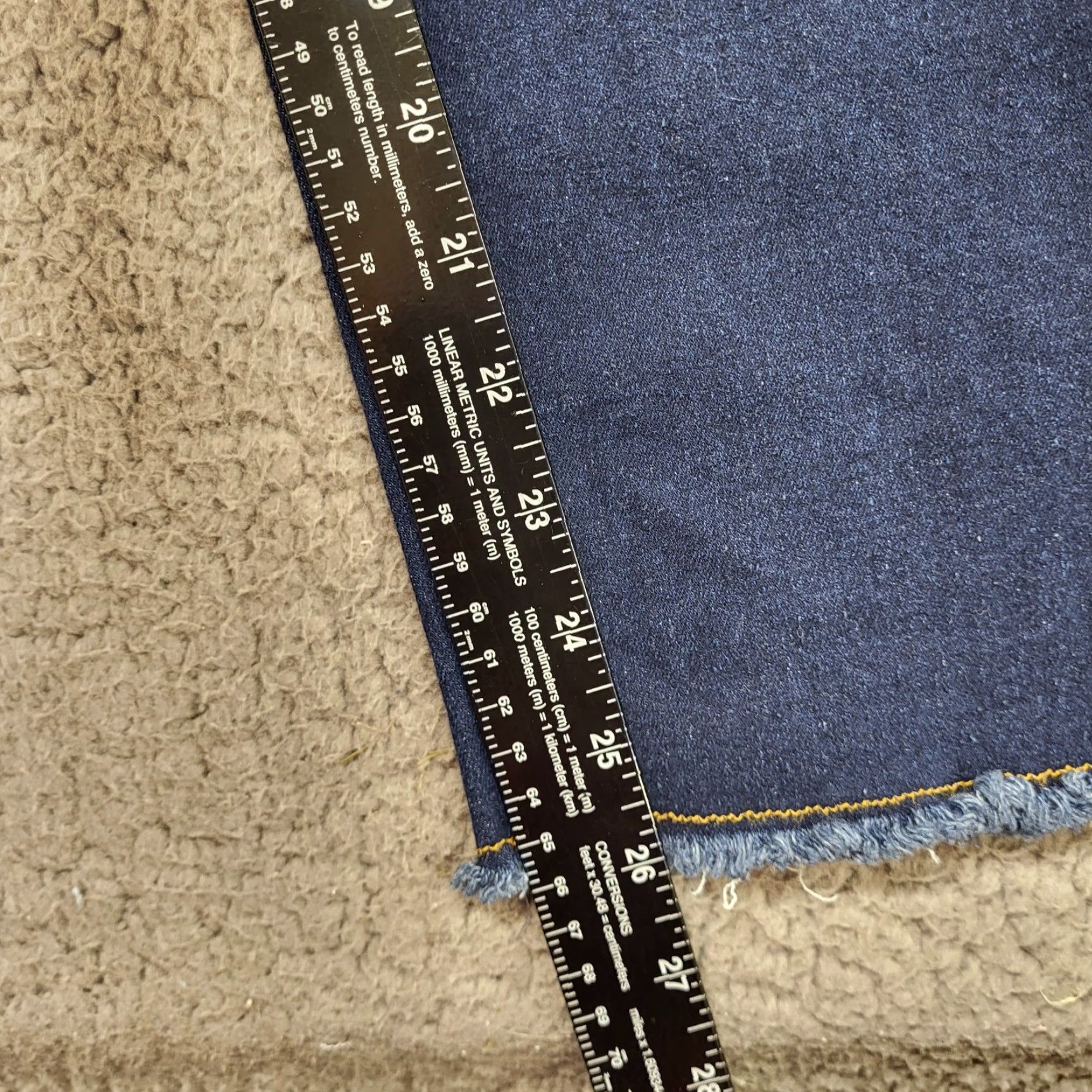 Vintage Chic Soul Womens Jeans 1X Blue Distressed Skinny Straight Leg 34x26 Pockets Size 40" / US 18 - 7 Thumbnail