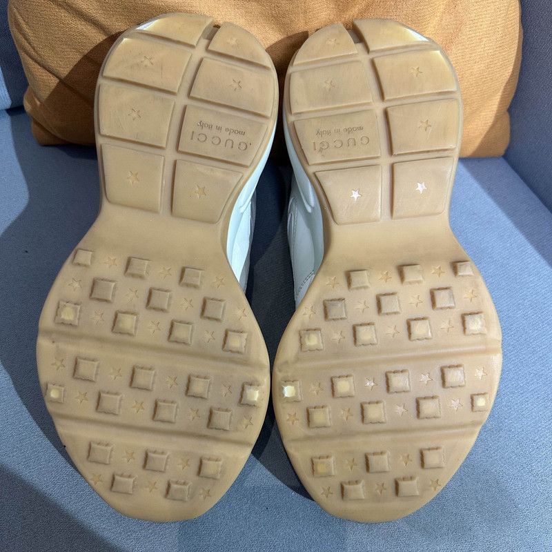 Gucci Gucci Rhyton Low-Top Sneakers in Beige - Size US 9.5 / EU 42-43 - 4 Thumbnail