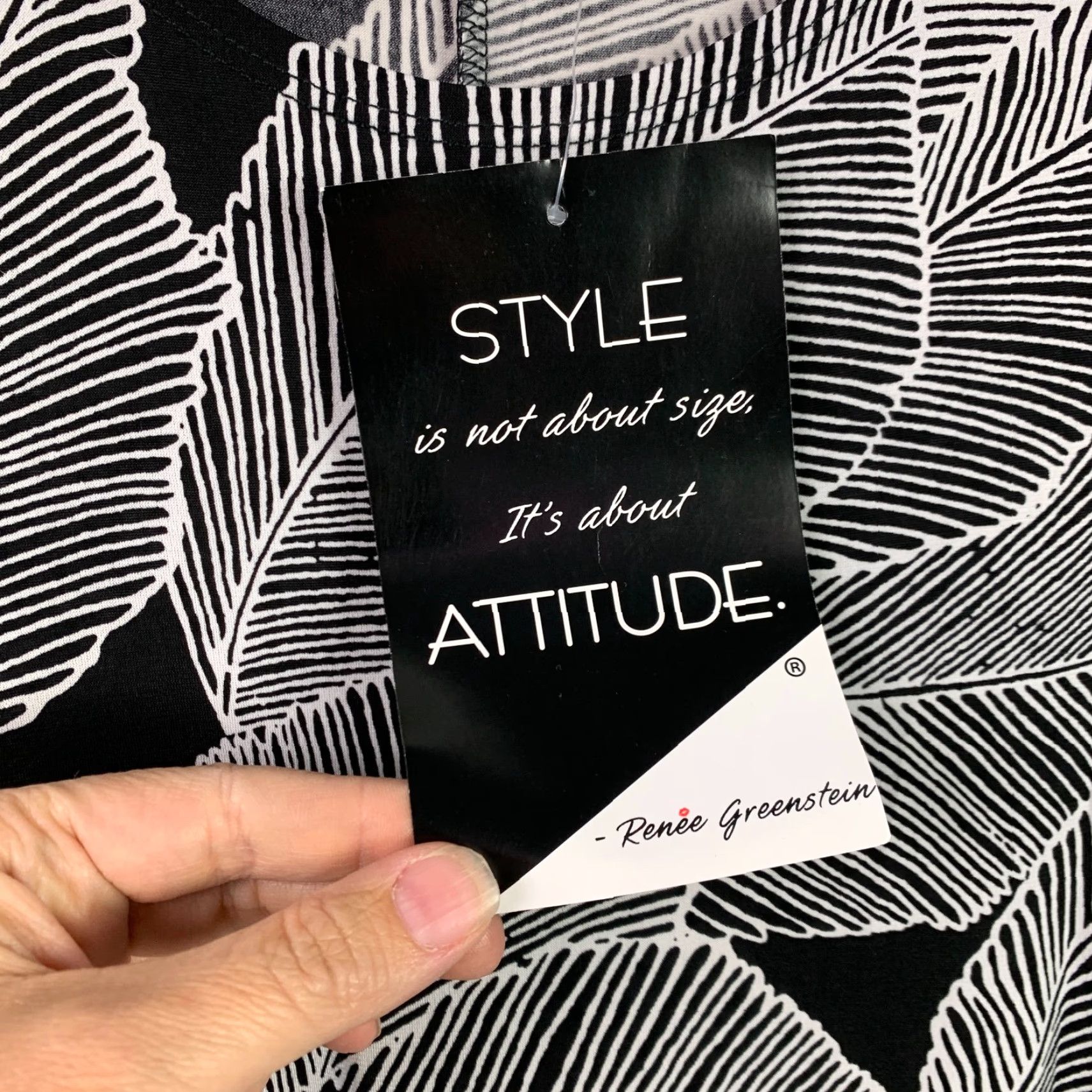 Vintage Attitudes Black White Palm Leaves Portrait Dress XXS NWT Tank Dress Sleeveless Round Neck Party/Cocktail Casual Travel Floral Pattern Womens Xs? Size XXS / US 00 / IT 34 - 5 Thumbnail