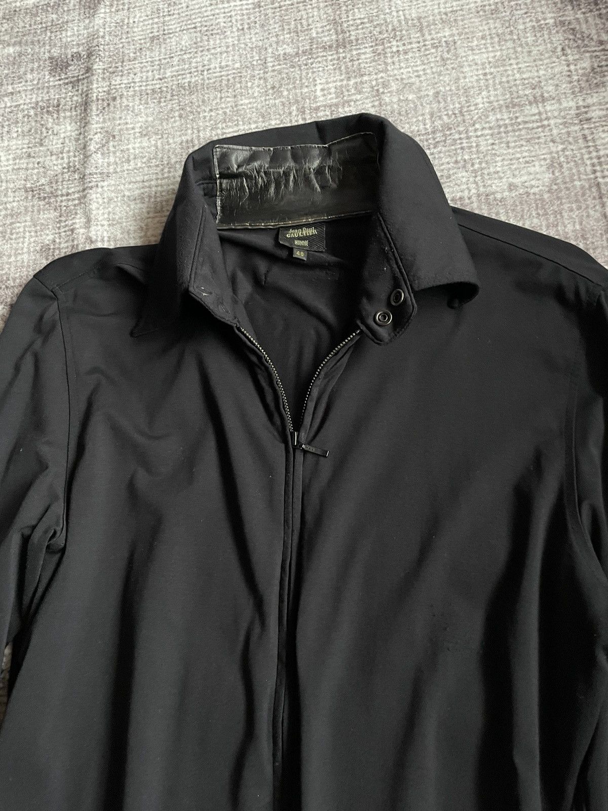 Jean Paul Gaultier Jean Paul Gaultier Homme Leather Zip Long Sleeve Shirt Size US M / EU 48-50 / 2 - 25 Thumbnail
