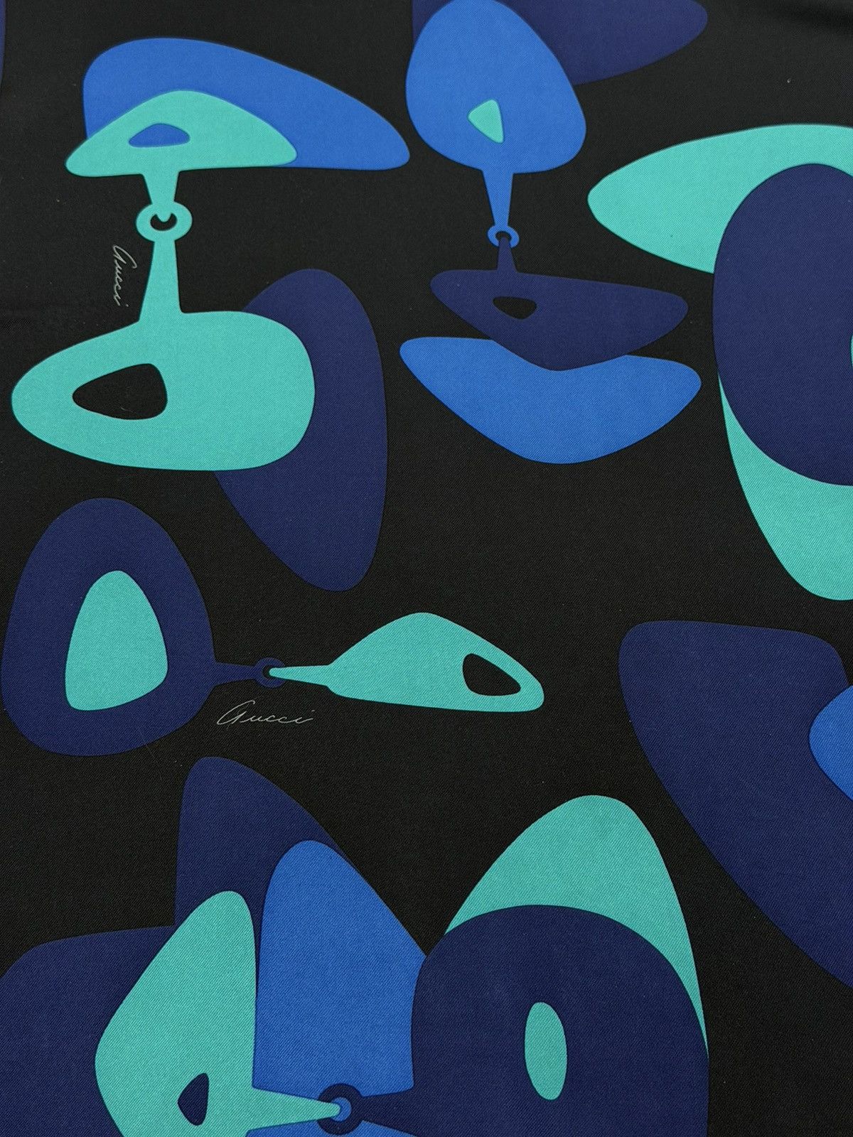 Gucci GUCCI Tom Ford SS 1999 Horsebit Silk Scarf Runway Logo Demna Size ONE SIZE - 11 Thumbnail