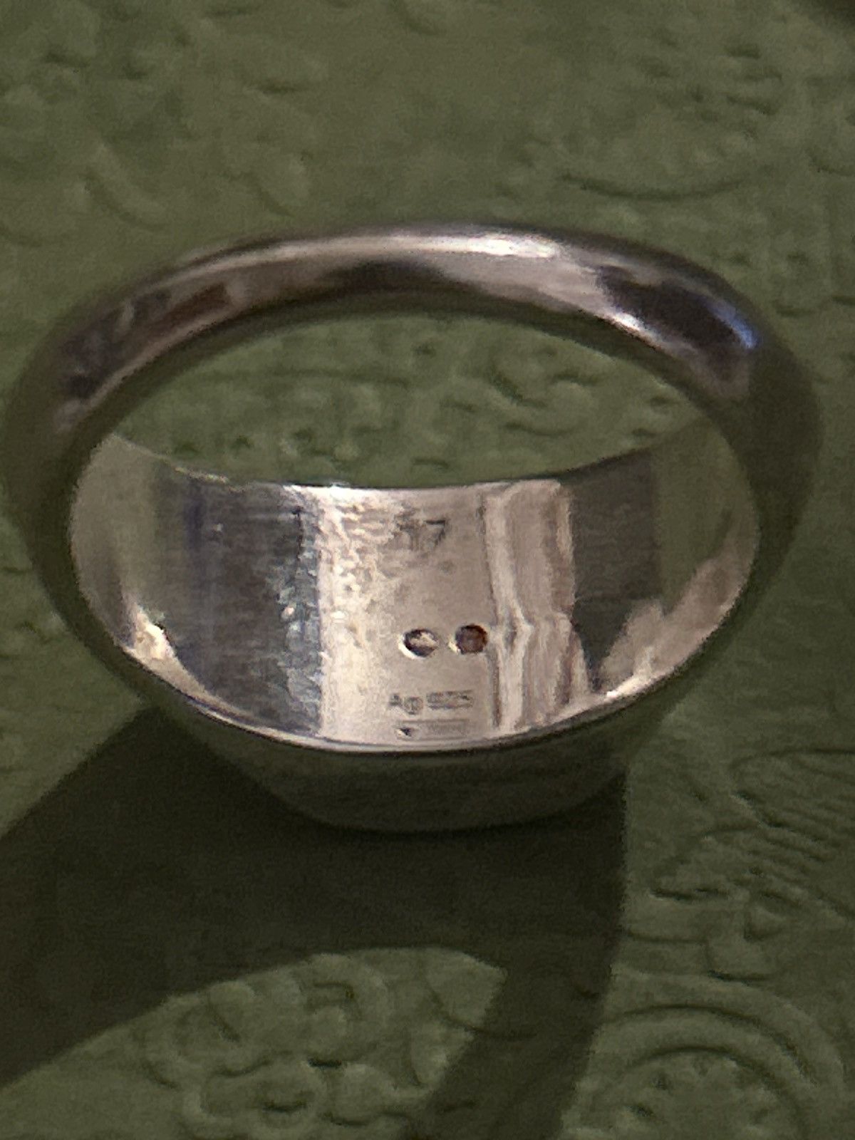 Gucci Gucci Trademark 10mm Silver 925 Ring Unisex 779162 Size ONE SIZE - 6 Thumbnail