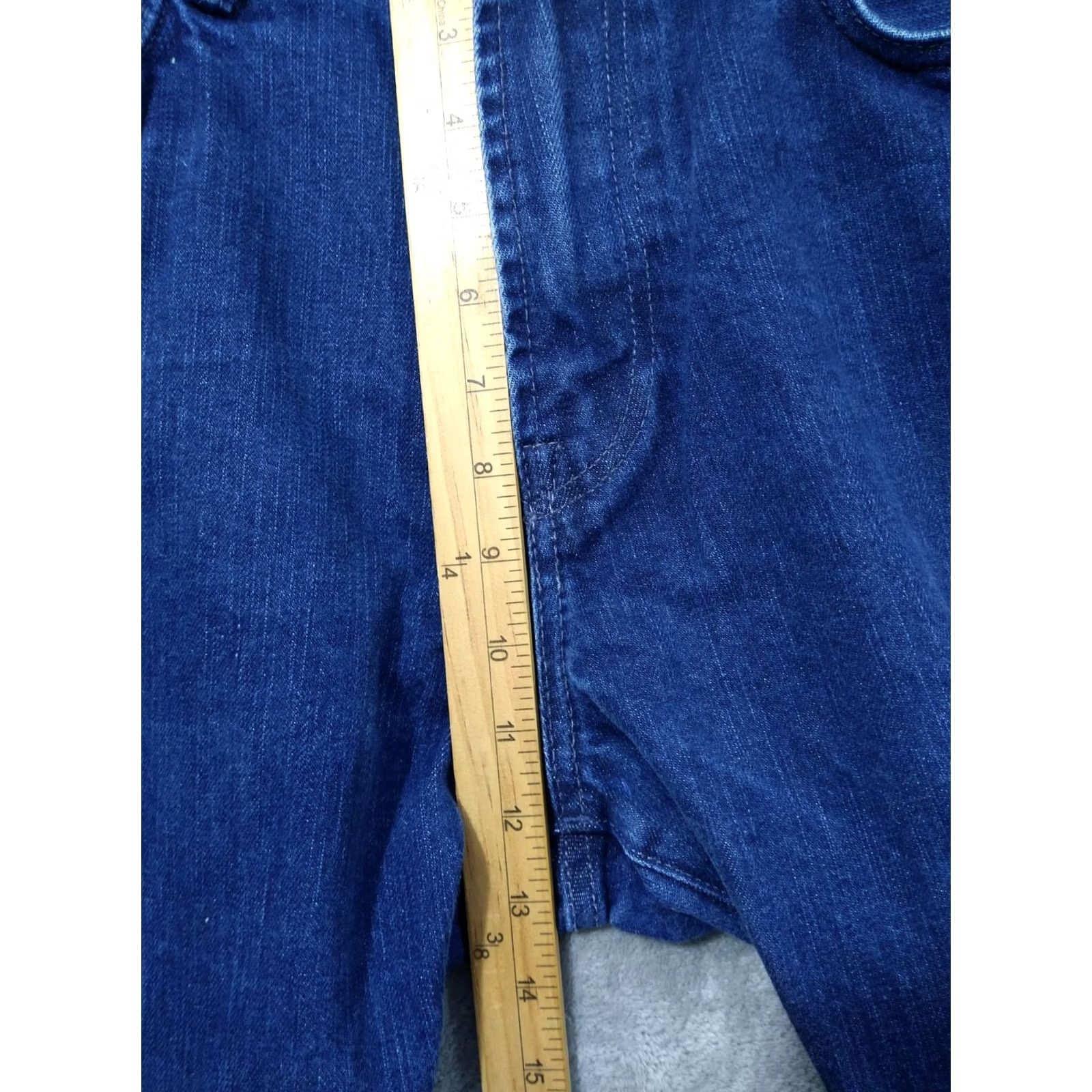 Gap Gap 1969 Jeans Mens Wide Leg Loose Fit 36x30 Dark Wash Blue Denim Size US 36 / EU 52 - 4 Thumbnail