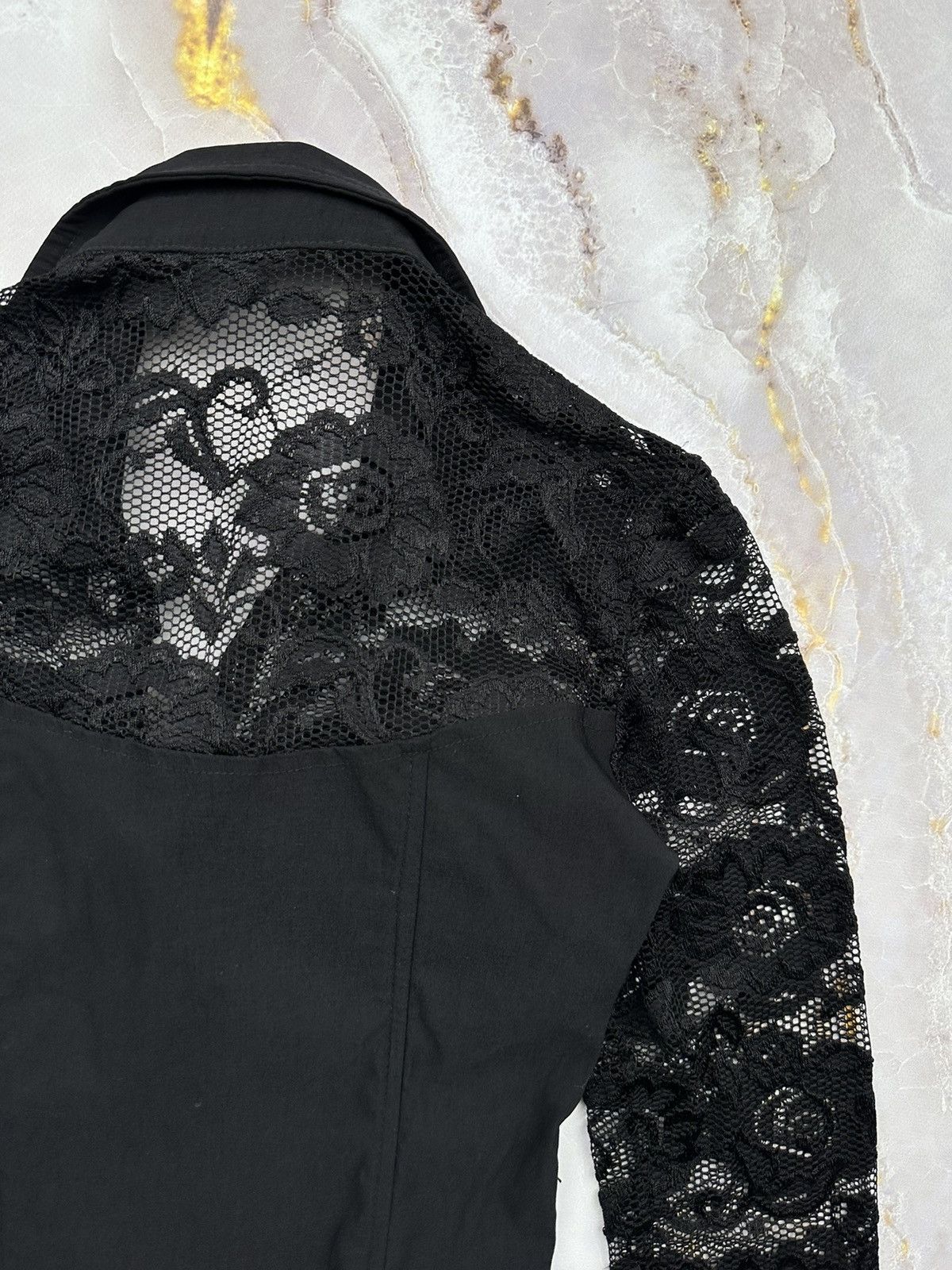 Japanese Brand Vintage Mesh Blouse Size XS / US 0-2 / IT 36-38 - 8 Thumbnail