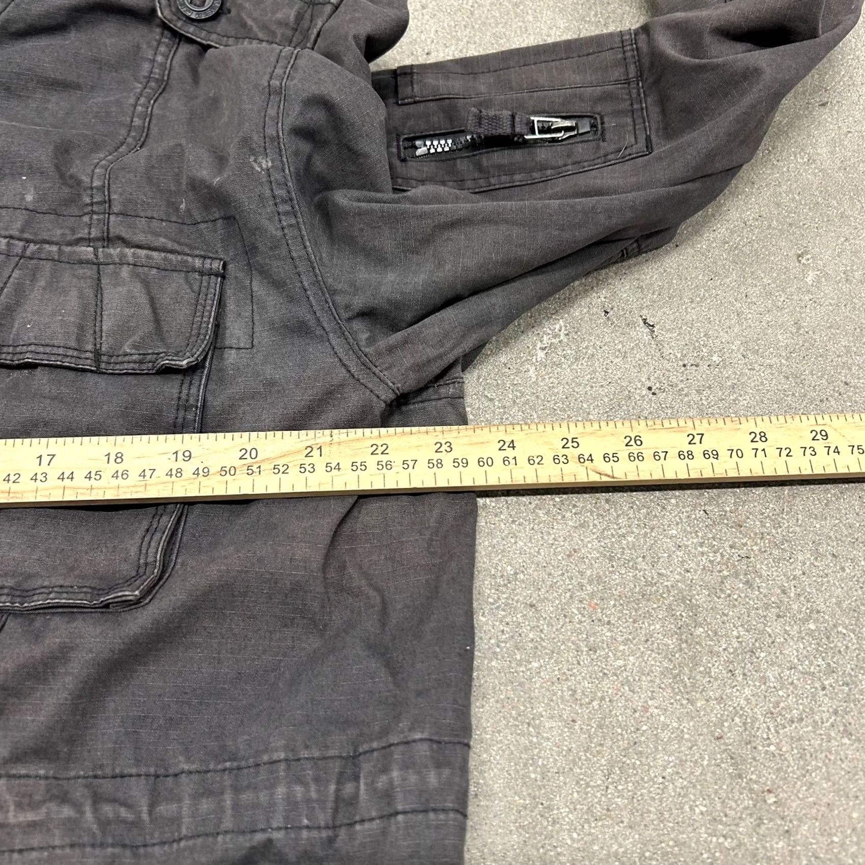 Vintage Fox Racing Jacket Mens XL Gray Ripstop Full Zip Riding Motorcycle Jacket Size US XL / EU 56 / 4 - 2 Thumbnail