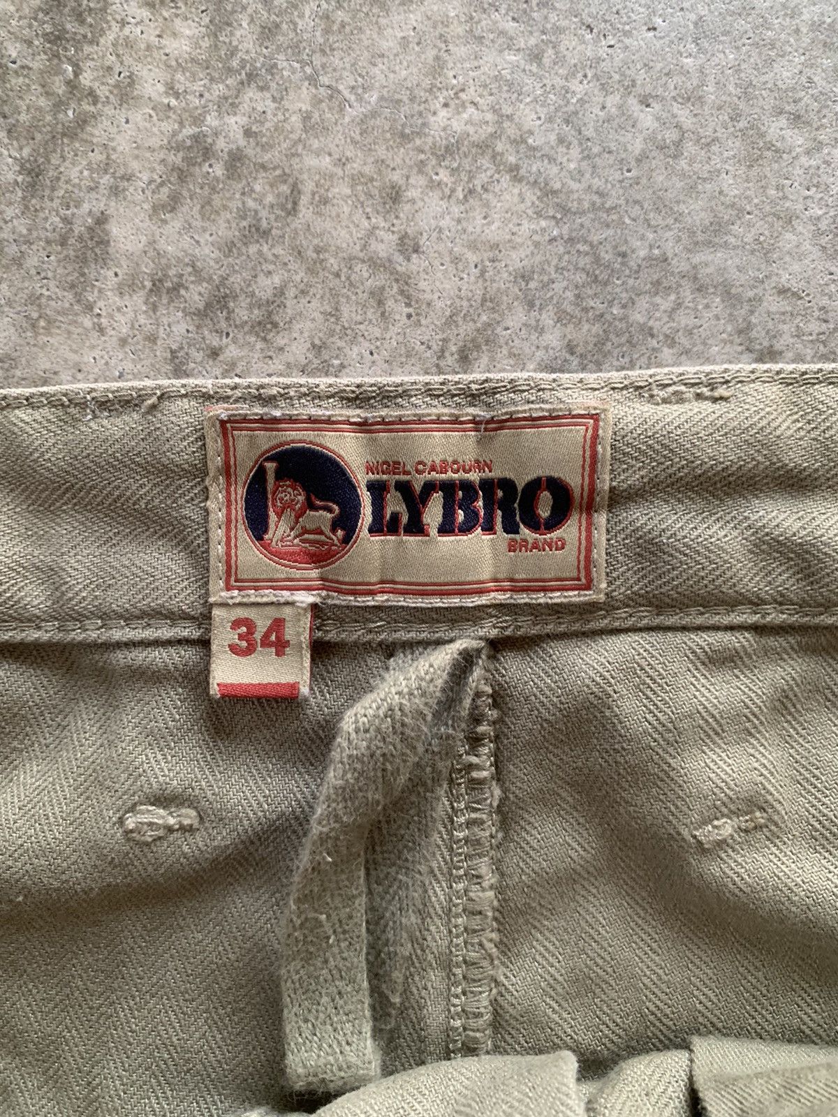 Nigel Cabourn LYBRO by Nigel Cabourn herringbone military design pants Size US 36 / EU 52 - 9 Thumbnail