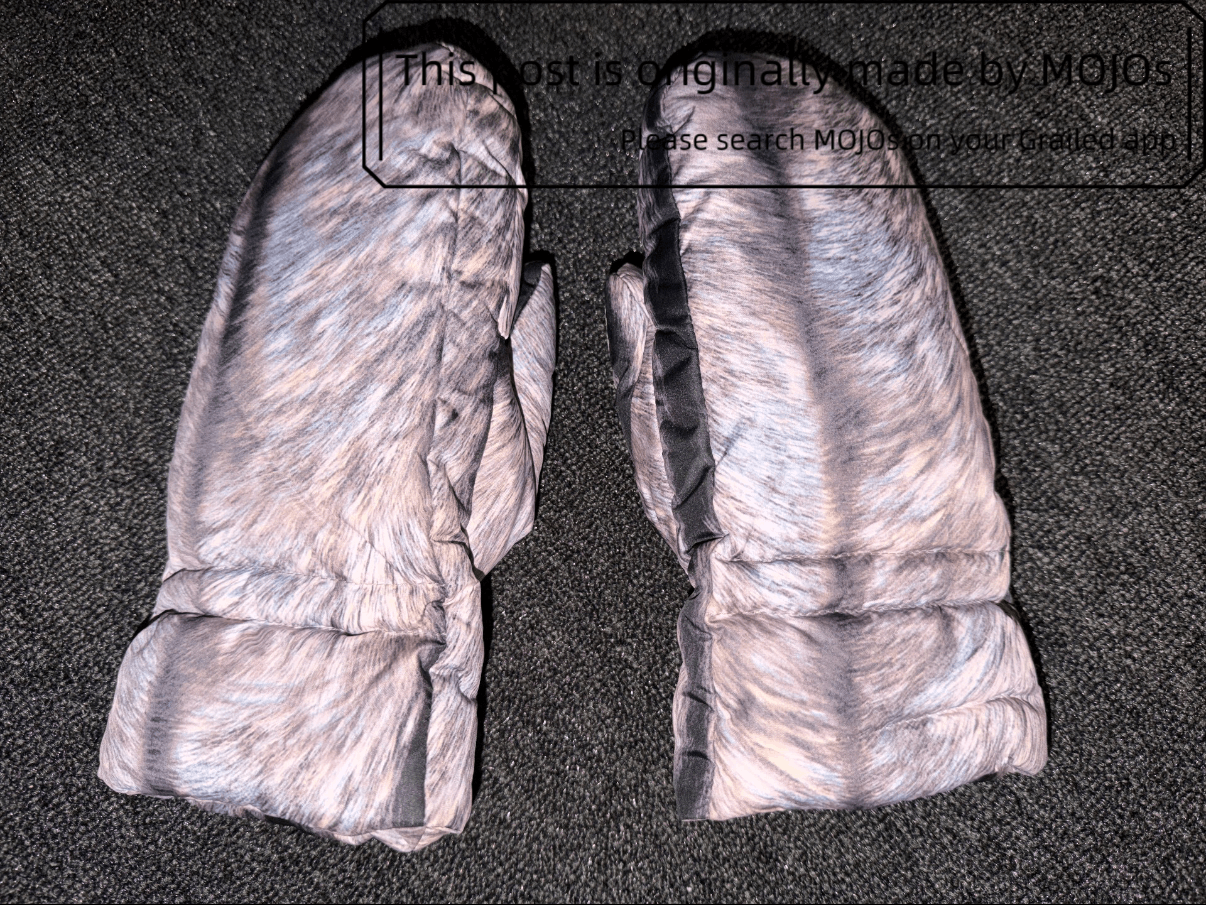 Maison Margiela MM6 13AW Fur Pattern Glove
