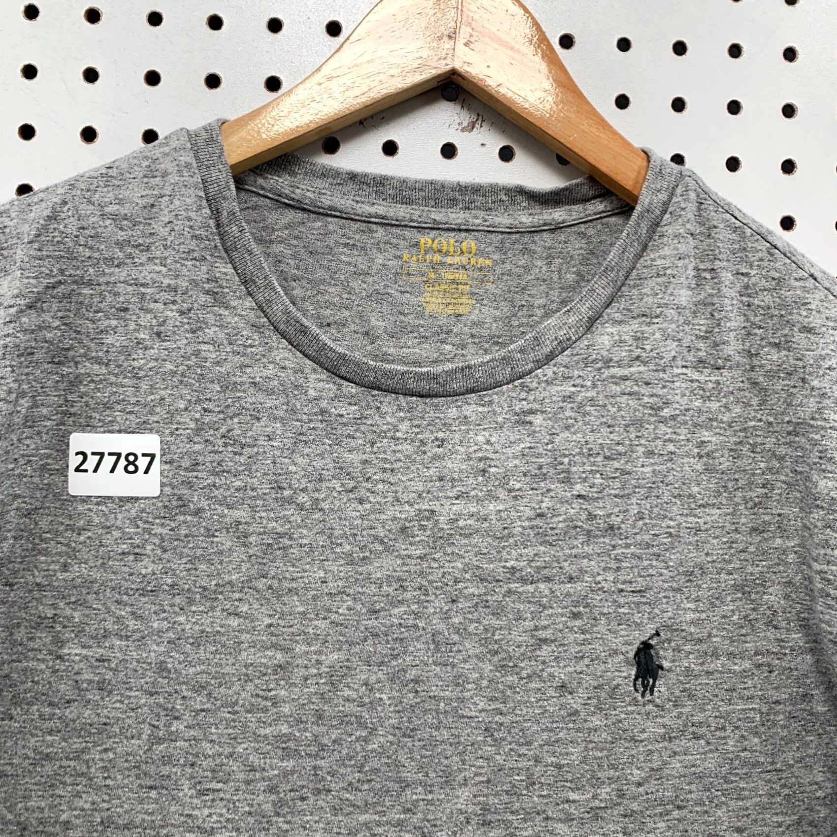 Polo Ralph Lauren Polo Ralph Lauren Shirt Mens Medium Gray Black Pony Classic Fit Size US M / EU 48-50 / 2 - 6 Thumbnail