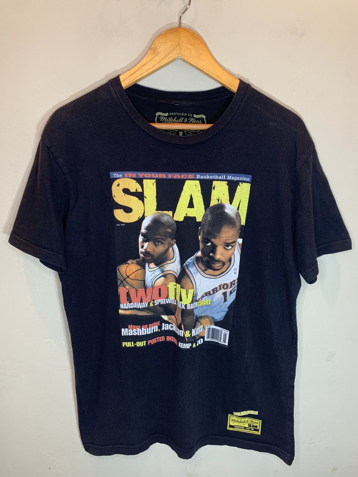 Mitchell & Ness *RARE* SLAM Magazine Golden State Warriors Cover Art T-Shirt Size US M / EU 48-50 / 2 - 1 Thumbnail