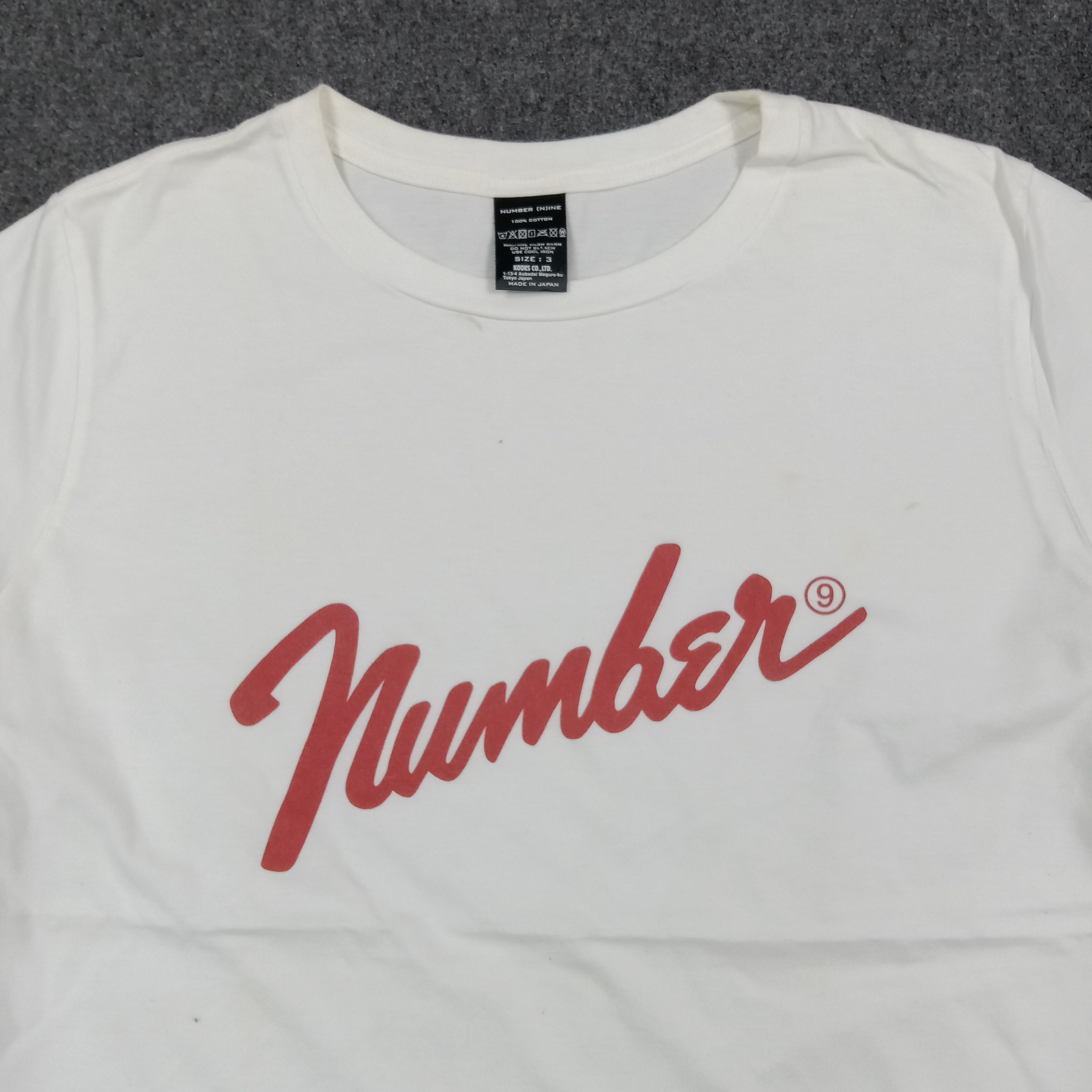Number (N)ine Number Nine Japanese Brand Fender Parody Tshirt C294N50 Size US M / EU 48-50 / 2 - 2 Thumbnail