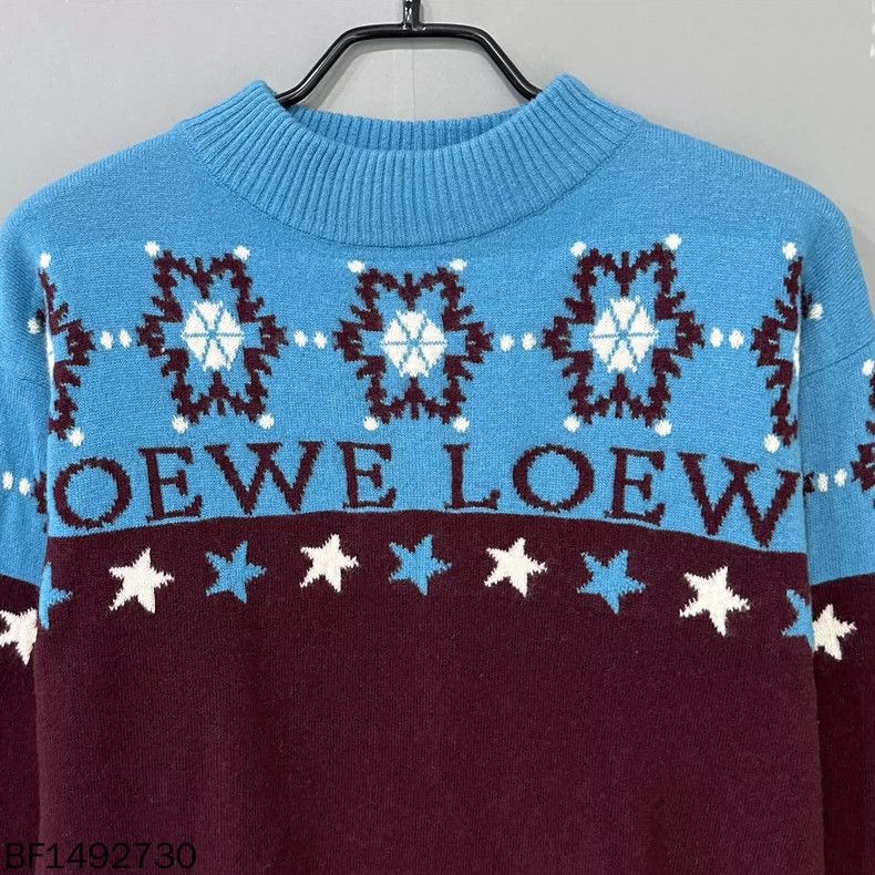 Loewe LOEWE Snowflake logo pure wool sweater Size S / US 4 / IT 40 - 2 Thumbnail