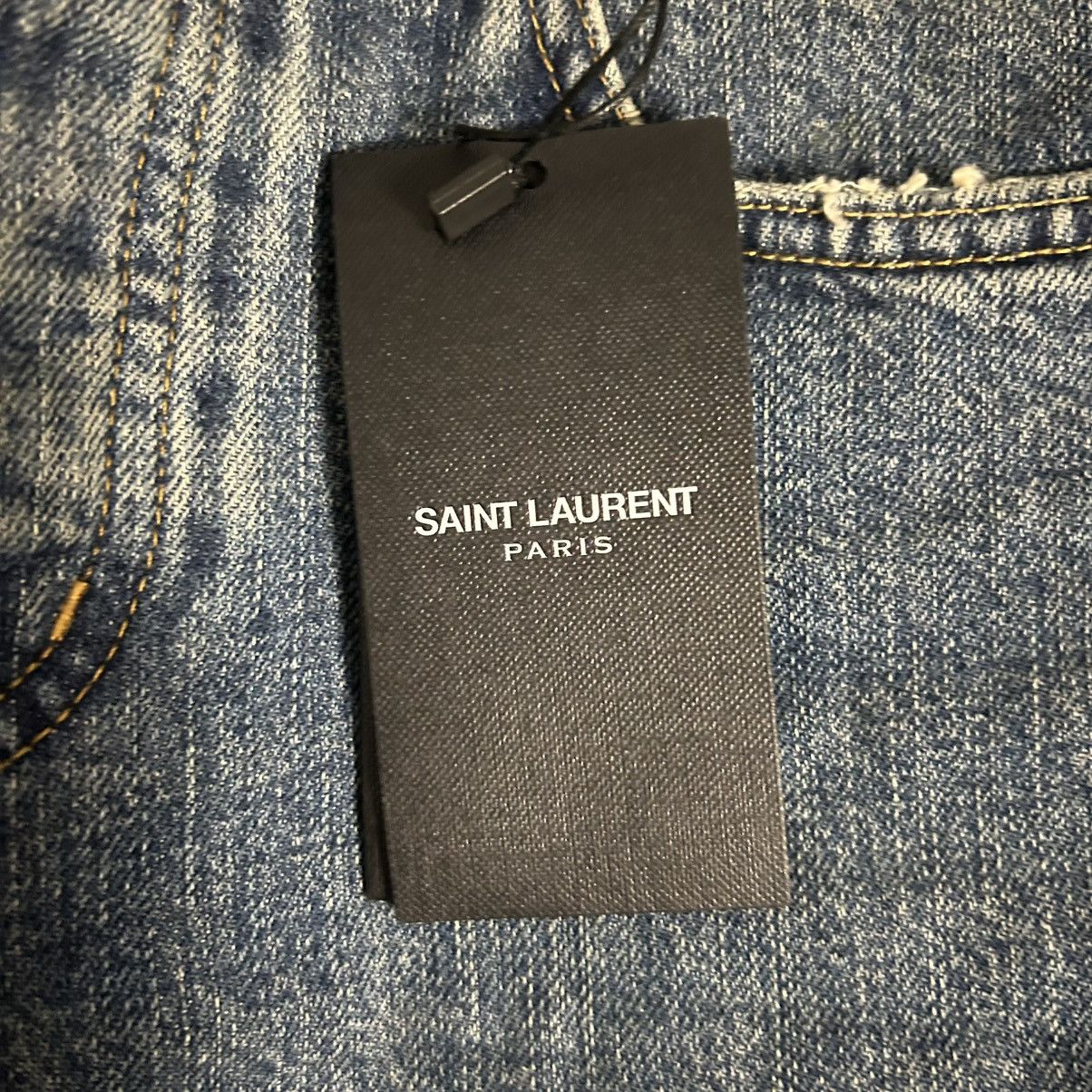 Hedi Slimane × Saint Laurent Paris New Saint Laurent D01 Slim Fit 2014 Jeans Size 29 Size US 29 - 5 Thumbnail