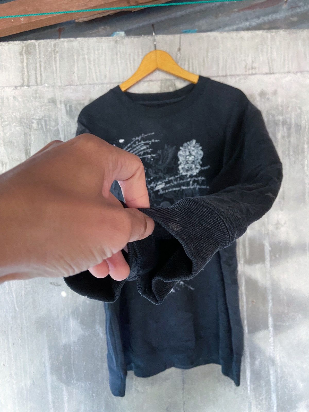 Beauty Beast × Hysteric Glamour × Japanese Brand ROCK SKULL POEM SWEATSHIRT JAPAN Size US XL / EU 56 / 4 - 5 Thumbnail