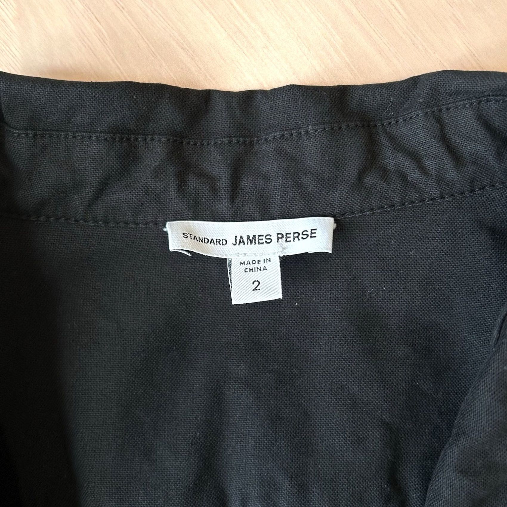 James Perse James Perse Cropped Moto Jacket Black Large Size XS / US 0-2 / IT 36-38 - 3 Thumbnail