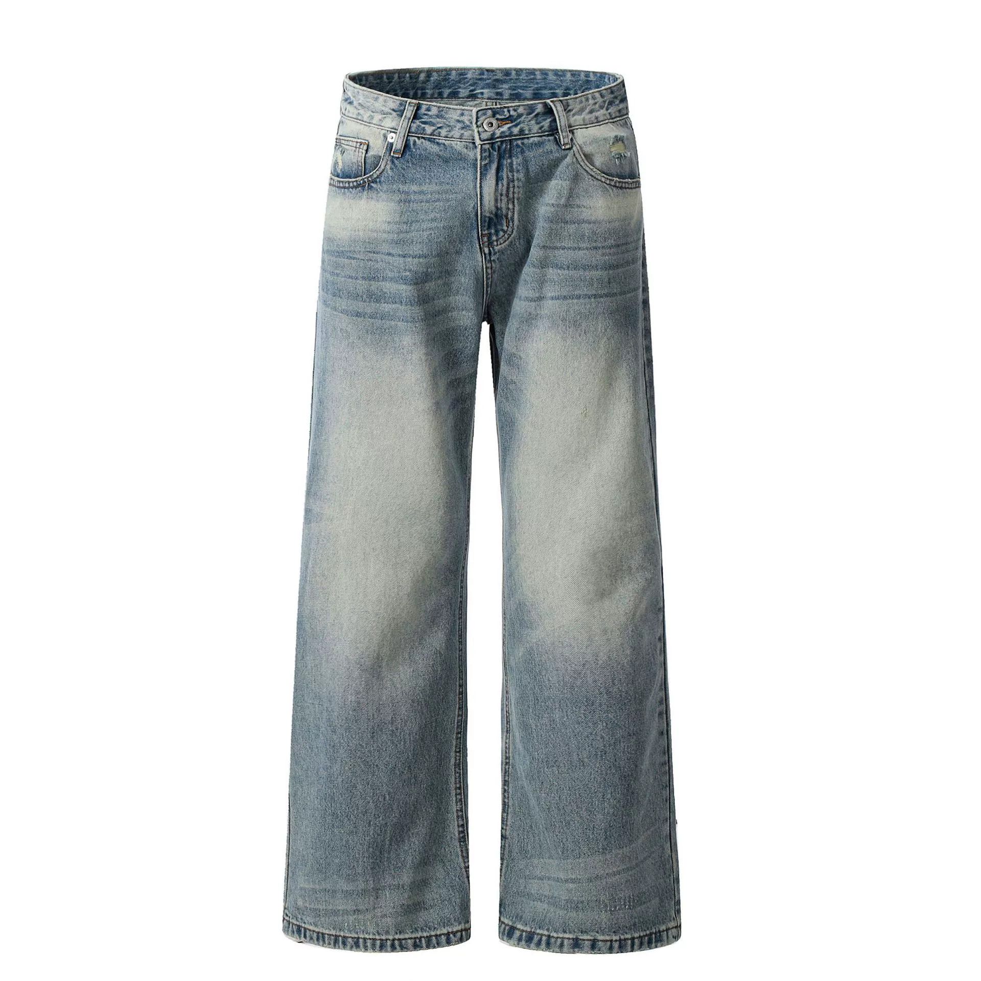 Japanese Brand × Jean American retro washed cleanfit straight loose jeans Size US 32 / EU 48 - 1 Thumbnail