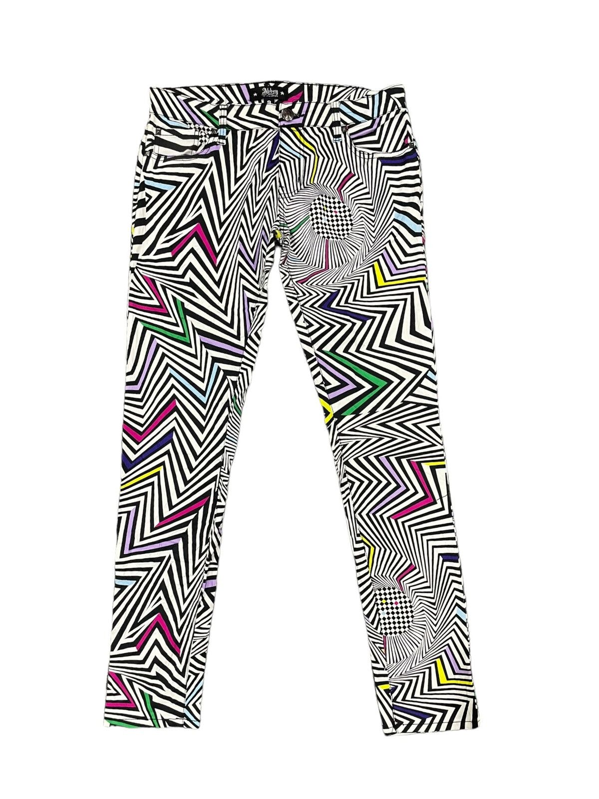 Girl Skateboards × Hysteric Glamour × If Six Was Nine Avril Lavigne Abbey Dawn Skate8 Statement Skinny Pants Size US 30 / EU 46 - 7 Thumbnail