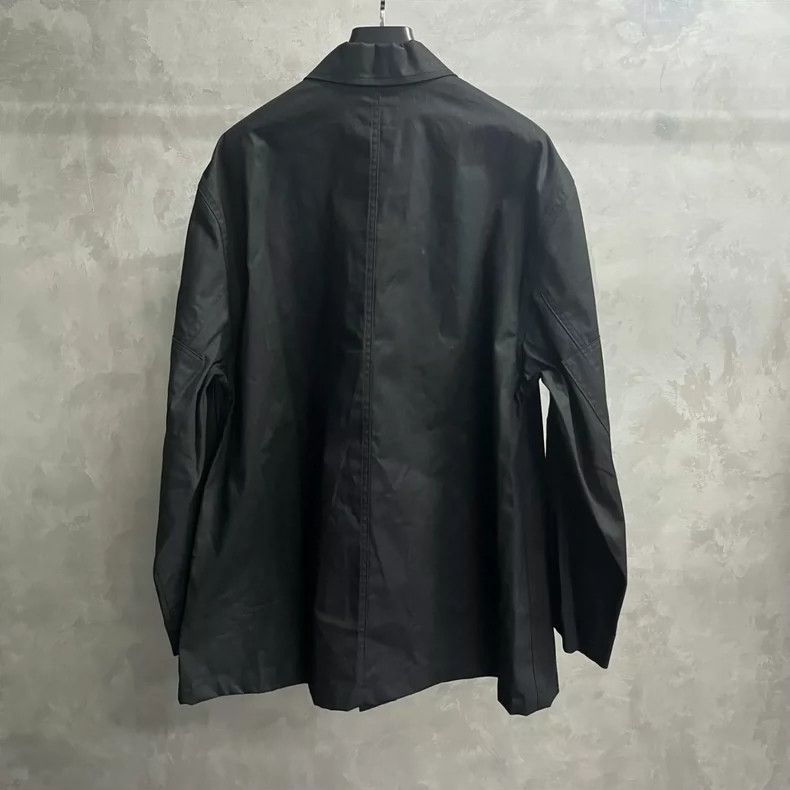 Balenciaga Balenciaga Black breast pocket solid lapel single breasted Size US M / EU 48-50 / 2 - 2 Thumbnail